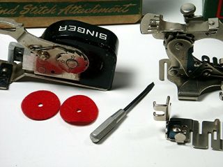 Vintage Singer Sewing Machine 99K W/Case Pedal EL412954 (1956) Fine Stitching 5