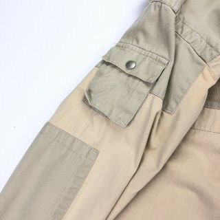 Vintage Polo Ralph Lauren Military Safari Shooting Jacket Khaki Tan • Large 4