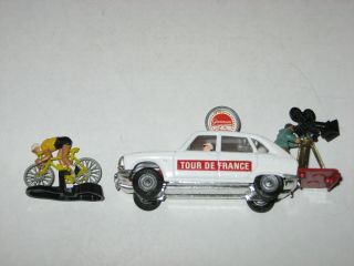 Corgi Toys Gift Set No.  13 Renault Tour De France With Rare Red Paramount Logo 10