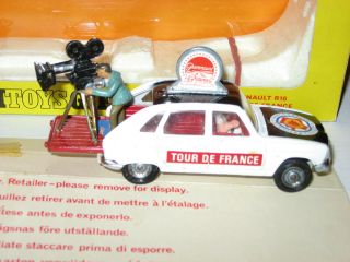 Corgi Toys Gift Set No.  13 Renault Tour De France With Rare Red Paramount Logo 2