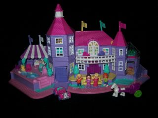 Euc 100 Complete Lights Up Vintage Polly Pocket Magical Mansion 1994