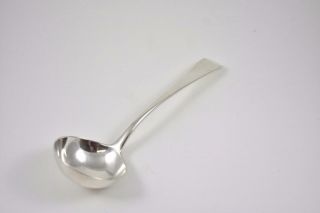 English Sterling Silver Sauce Spoon Ladle By Richard Crossley
