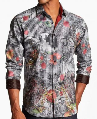 Robert Graham Limited Edition Tequila Embroidered Rare Shirt L $498