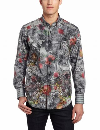 Robert Graham Limited Edition Tequila Embroidered Rare Shirt L $498 3
