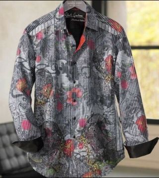 Robert Graham Limited Edition Tequila Embroidered Rare Shirt L $498 9