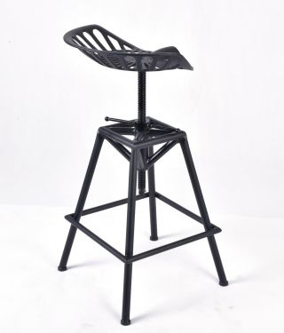 Bar Stool Industrial Swivel Tractor Seat Vintage Dinner Chair Height Adjustable 7