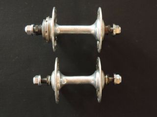 Great Vintage Campagnolo Record Pista Track Hubs - 36 H - 100 X 126 Space