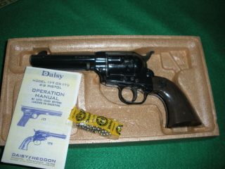 Daisy Model 179 Six Shooter Bb Revolver Pistol Bb Gun In Third Generation Box