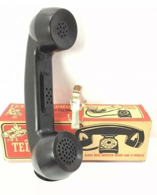 Rare Vintage 1969 Poynter Products TEXAS TELEPHONE w/ Box Toy Gag Gift Japan 4