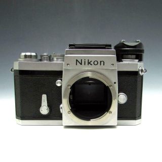 Vintage 1966 Nikon F 35mm Slr Film Camera Body W/ Waist Level Finder