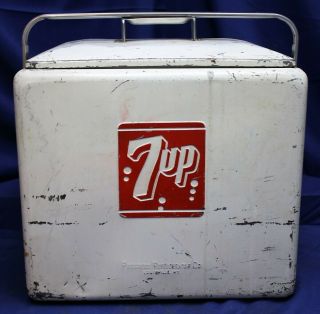 Vintage Progress Refrigerator Co 7up Cooler