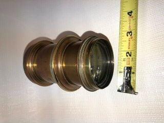 Vintage 8 x 10 View Camera Lens,  F.  Lancaster & Son 5