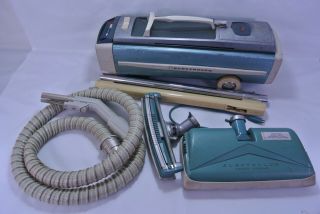 Vintage Electrolux Model 1205 Blue Vacuum Cleaner Accessories & Power Nozzle