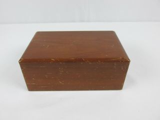 Vintage Alfred DUNHILL of London Wood Humidor Cigar Box Copper Lining Solid Wood 7