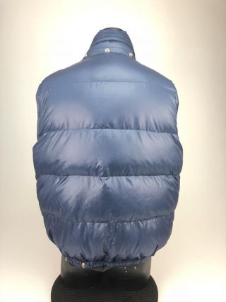 Polo Ralph Lauren vintage down puffer vest blue mens XL 3