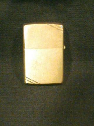 vtg ZIPPO 1932 - 1982 50th anniversary commerative lighter brass w/original box 6