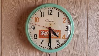 Vintage 1940’s Dr Pepper Telechron Electric Clock