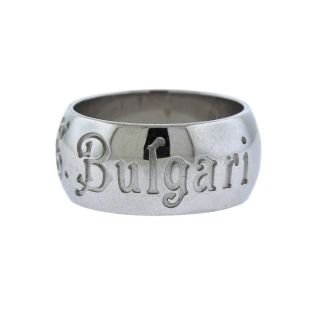 Bvlgarii Bulgari Save The Children Sterling Silver Band Ring Size 6.  25 $495
