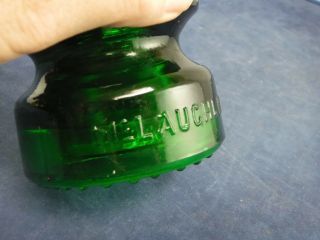 Vintage 7 Up Green McLaughlin No 20 Insulator - 4