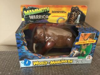Vintage 1987 Hg Toys Dinosaur Warriors Wooly Mammoth Dino Ice Age -
