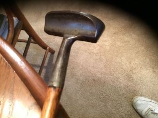 Vintage A.  G.  Spalding & Bros Hickory Chicopee Putter 3
