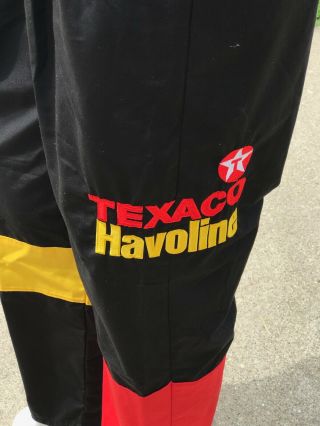 Yates Vintage RACING TEXACO HAVOLINE CREW uniform Ford Mac Tool Shirt Pants 5