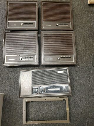 Nutone Intercom System Ima - 406 With 4 Room Speakers Vintage System Solid State