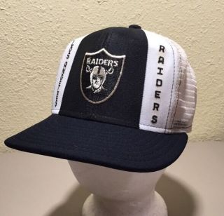 Los Angeles Raiders Snapback Adjustable Hat Cap Mesh 1980 