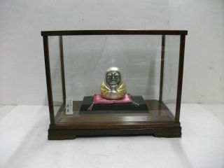 Dharma Doll Of The Silver970 Made In Very Rare Japan.  62g/ 2.  18oz.