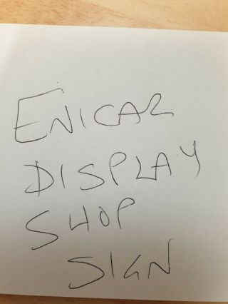 Vintage Enicar Watch Shop Display Advertisement Sign With Rotating Sun
