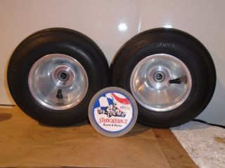 Vintage Racing Go Kart Bridgestone Tires 4.  5/10.  0 - 5 15 Mm Bearing Cart Part X2
