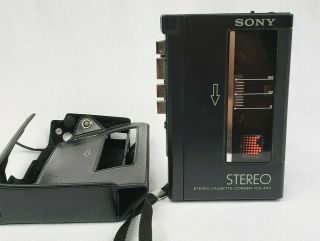 Vintage Sony Stereo Cassette - Corder Tcs - 450 Walkman See Despription