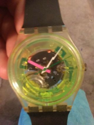 1985 Vintage Swatch Watch Techno - Sphere Gk101