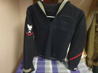Wwii U.  S.  Navy Dress Blue Uniform,  Tailored Jumper