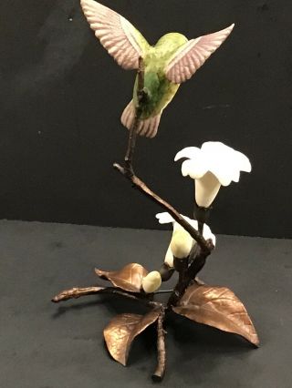 BOEHM Rare CALLIOPE HUMMINGBIRD In Flight Figurine 64004 Bird LE Sculpture 7