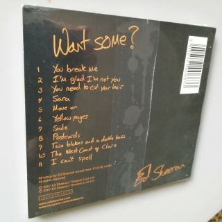 Ed Sheeran ' Want Some? ' ULTRA RARE CD 6