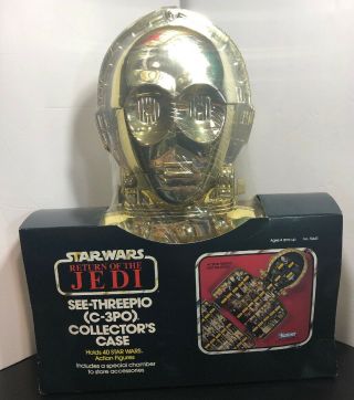 Vintage Kenner Star Wars Return Of The Jedi C3po Collector Case