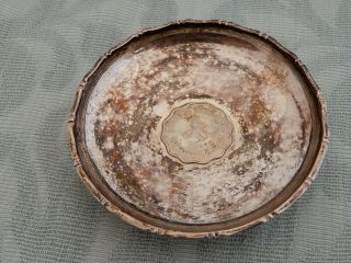 Chinese Sterling Silver " Coin " Dish By Wai Kee,  Hong Kong,  From An Old Estate