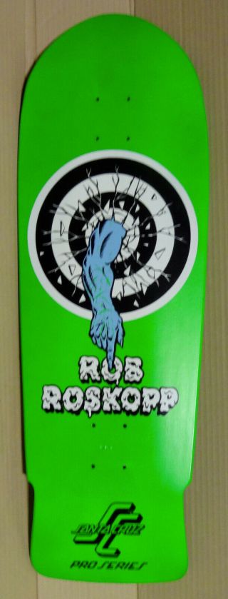Vintage Santa Cruz Skateboard Rob Roskopp 1 30 F Cking Years Sims