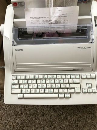 Vintage Brother WP - 5900 MDS Word Processor & Monitor Electric Typewriter 2