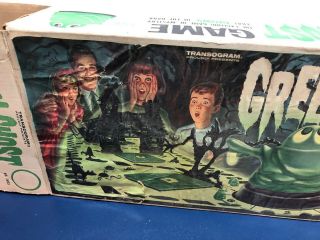 Vintage 1965 Transogram Green Ghost Glow in the Dark Halloween Game Originl Box 2