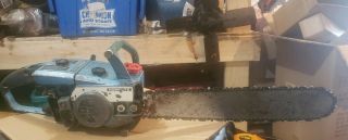 homelite EZ chainsaw vintage little old blue 16 