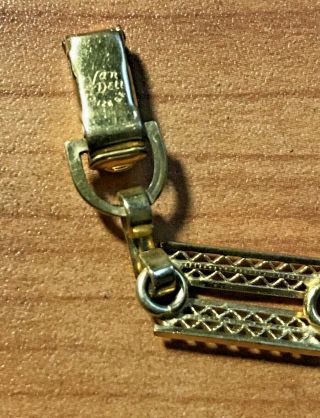 Vintage Wedgwood Jasperware Link Bracelet Van Dell 1/20 12k GF Made In England 4
