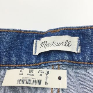 Madewell The Perfect Vintage High Waist Distressed Jean Womens 34 Raw Hem 5