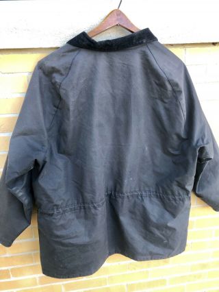 Vintage Barbour Ashby Mens Wax Jacket in Olive - Size XXL 5