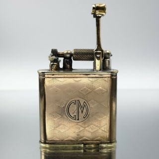 Extremely Rare Alfred Dunhill Combo c.  a 1929 petrol feuerzeug lighter 3