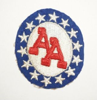 14th Anti Aircraft Artillery Command Wool Felt Patch Us Army Wwii P9311