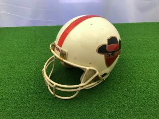 Rare Vintage 80s 90s Riddell Vsr - 1 Football Helmet White Padding Large