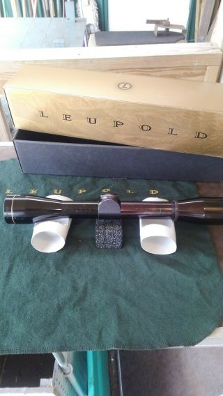 Vintage Leupold M8 6x Hunting Rifle Scope Duplex Reticle