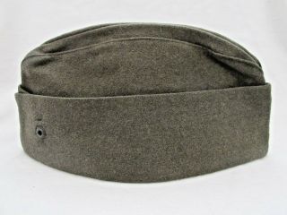 Vintage World War Ii 2 United States Army Navy Military Garrison Cap Hat Wool
